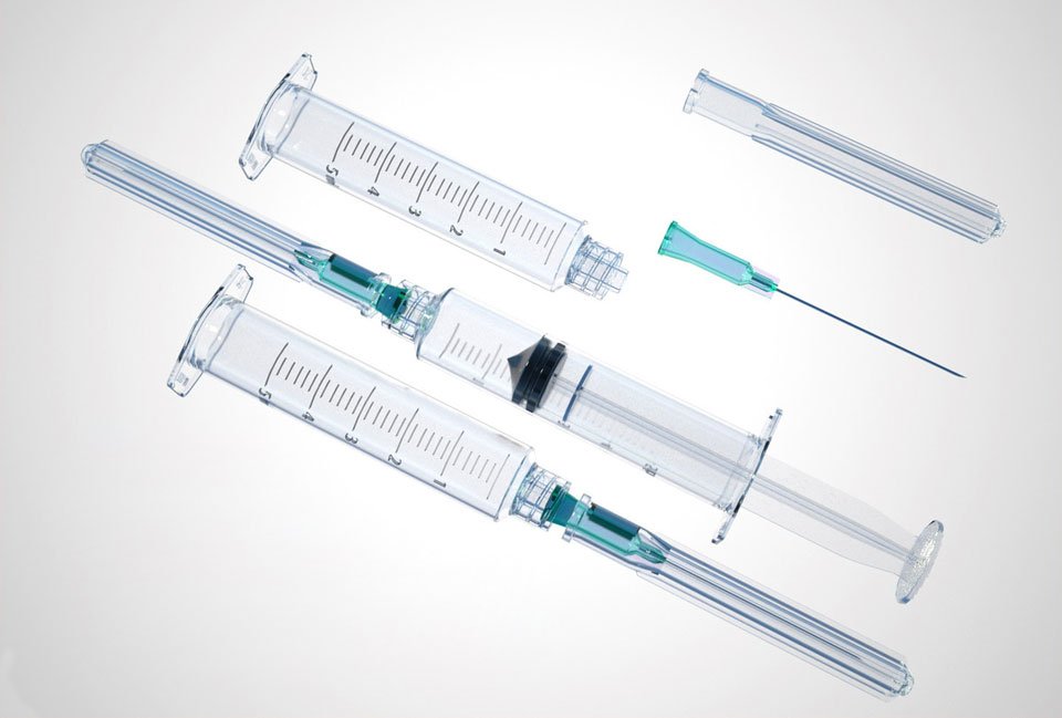 Production of self-destructing syringes
