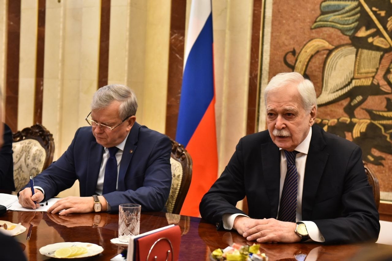 Michael Euroev and Boris Gryzlov discussed the expansion of cooperation between the Jaroslav region and the Republic of Belarus